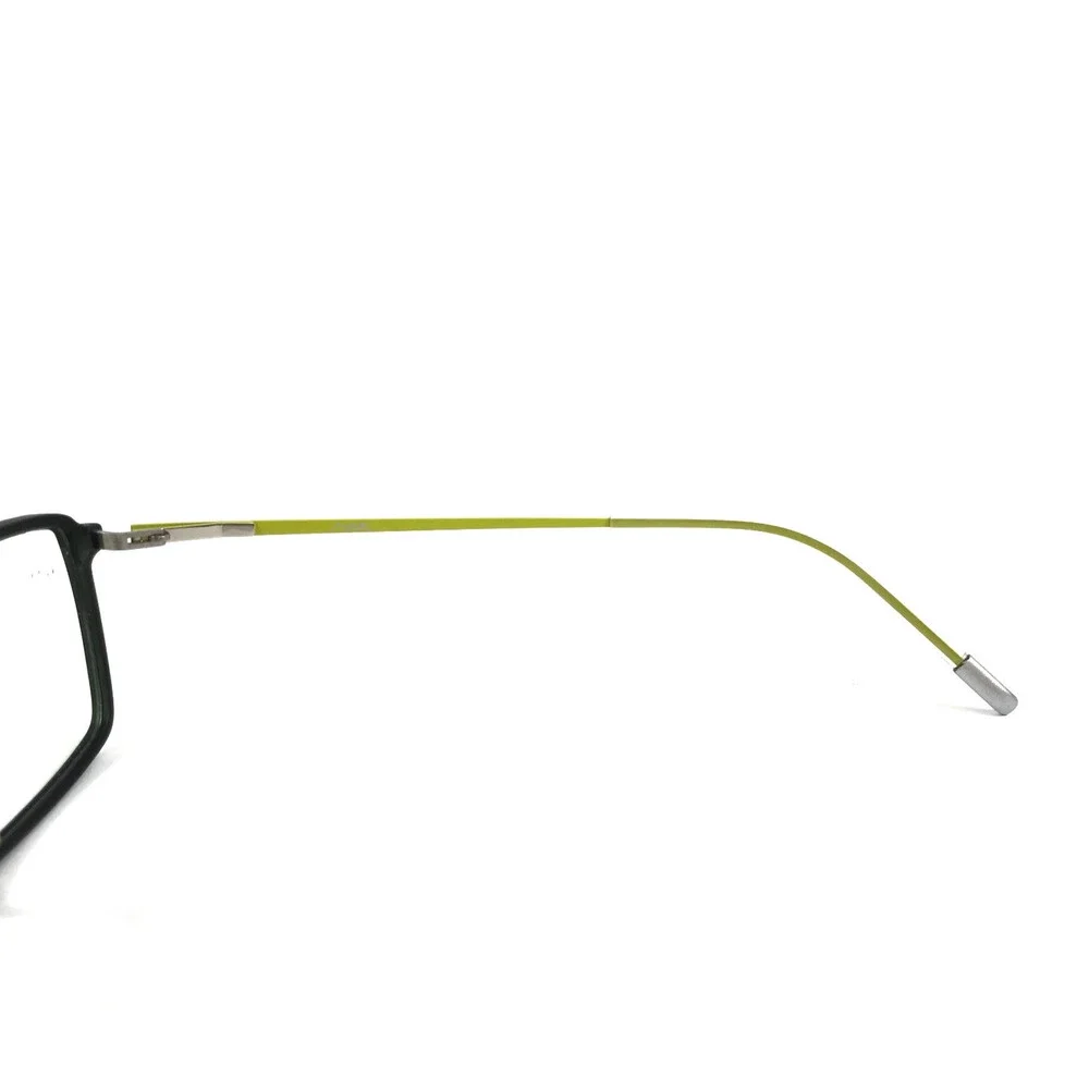Airflex Eyeglasses Frames AF2611B C10 Matte Black Green Rectangle 53-16-135